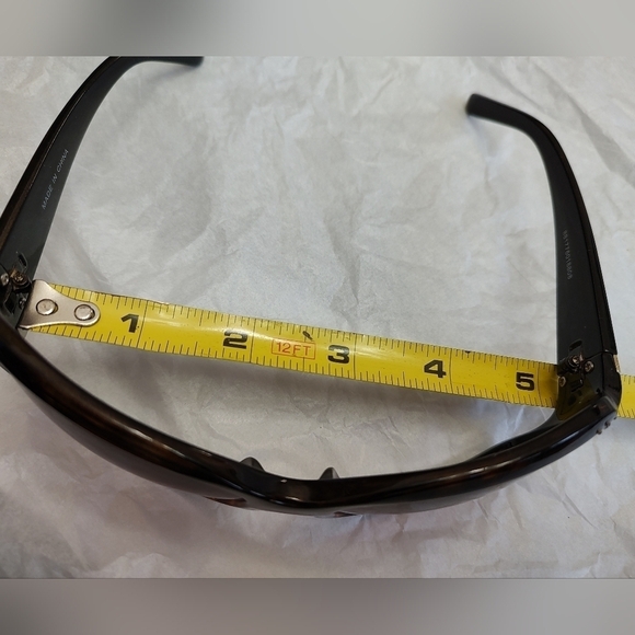 Blingy Rhinestone Embellished Plastic Wrap Sunglasses In Brown W/Pretty gold - Picture 11 of 12